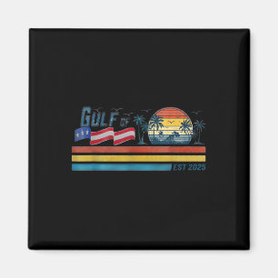 Vintage America Patriot Lustig Golf Est 2025 Magnet