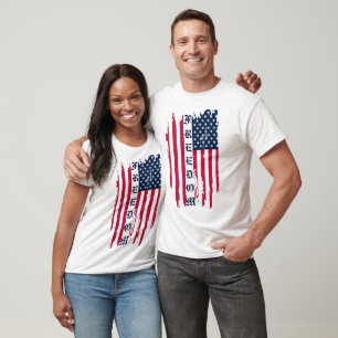 Vintage American Flag T-Shirt - Retro patriotische