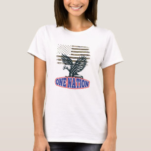 Vintage American Flag Tee , 4. Juli