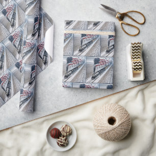 Vintage American Freedom Train Geschenkpapier