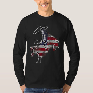 Vintage American Rodeo Bull Riding Retro Grunge US T-Shirt