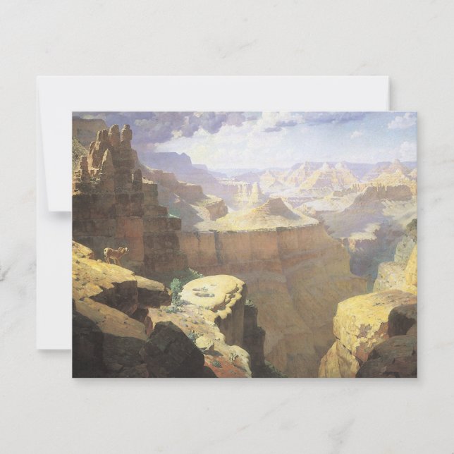 Vintage American West Art, Grand Canyon von Leigh (Vorderseite)