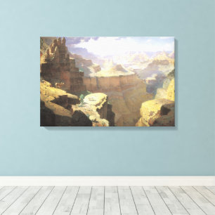 Vintage American West Art, Grand Canyon von Leigh Leinwanddruck