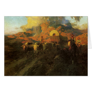 Vintage American West, Overland Trail von Johnson