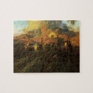 Vintage American West, Overland Trail von Johnson Puzzle