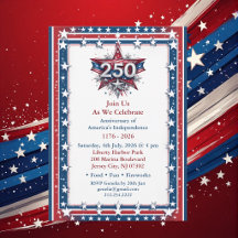 Vintage Americana 250-Jahr-Jubiläum Sterne und Str