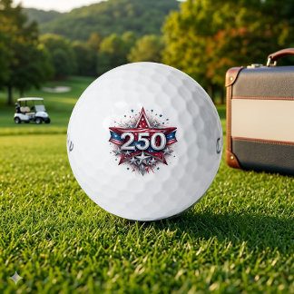 Vintage-Americana-Fourth-of-July-patriotisches Ste Golfball