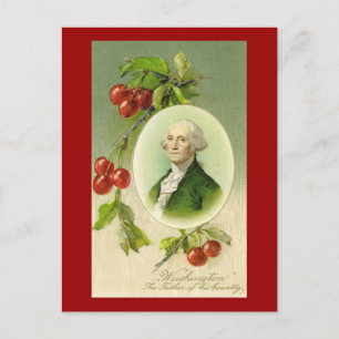 Vintage Americana George Washington (6) Postkarte