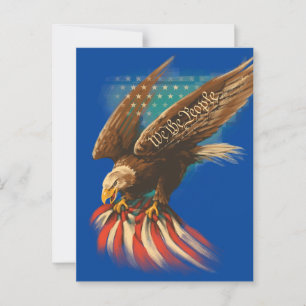 Vintage Americana Postkarte