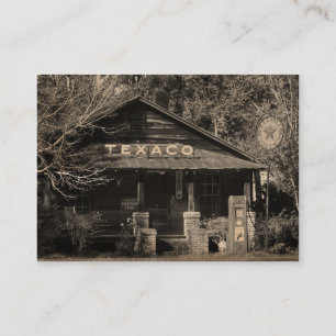 Vintage-Americana-Texaco-Foto ATC Visitenkarte