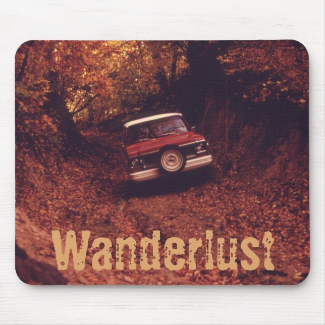 Vintage-Americana-Wanderlust Mousepad (Vorne)