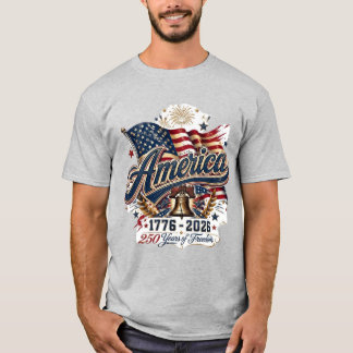 Vintage Amerika 250 Jahre Freiheit 1776-2026 Pat T-Shirt