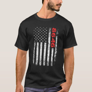 Vintage-Amerika-Flagge 86 46 Anti Design Impeach T-Shirt