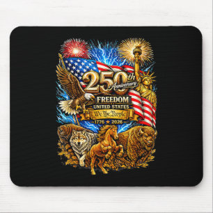 Vintage Amerikanisch 250. Jubiläum 1776-2026 Mousepad