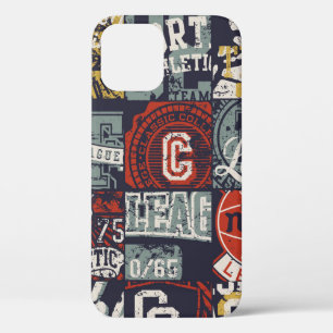 Vintage amerikanische College-Sportabzeichen Patch Case-Mate iPhone Hülle
