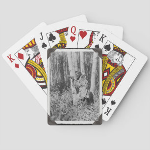 Vintage amerikanische Creme Playing Cards Spielkarten