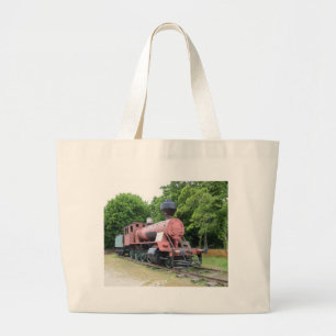 Vintage amerikanische Dampf-Lokomotive Jumbo Stoffbeutel