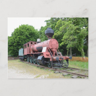 Vintage amerikanische Dampf-Lokomotive Postkarte