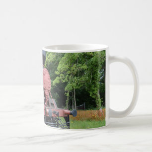 Vintage-amerikanische Dampflokomotive Kaffeetasse