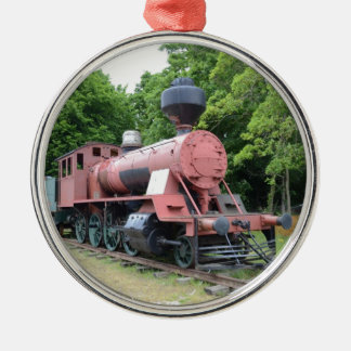 Vintage amerikanische Dampflokomotive Ornament Aus Metall
