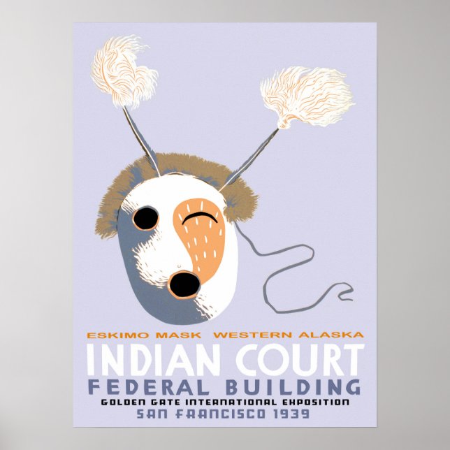 Vintage amerikanische Designausstellung Poster (Vorne)