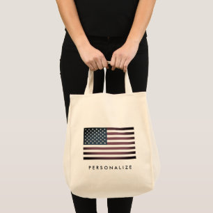 Vintage amerikanische Fahne - Kinderspieltasche Tragetasche