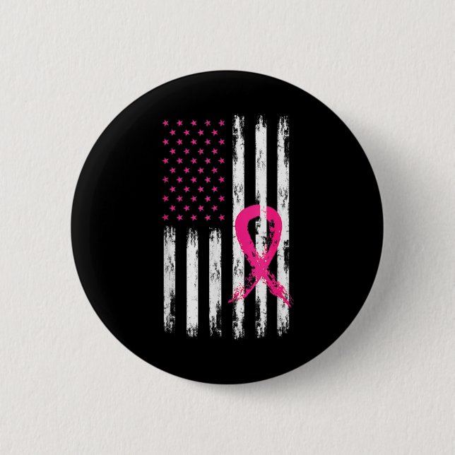 Vintage amerikanische Fla Button (Vorderseite)