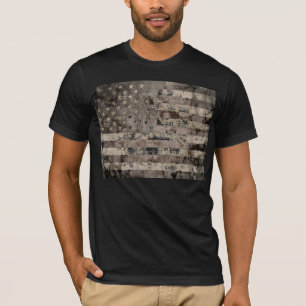 Vintage amerikanische Flagge 5 T-Shirt