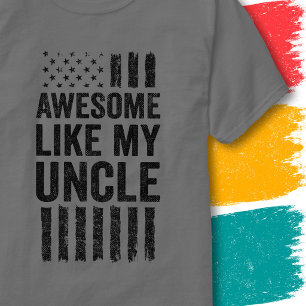 Vintage-Amerikanische-Flagge Awesome wie mein Onke T-Shirt
