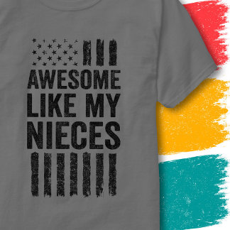 Vintage-Amerikanische Flagge Awesome wie meine Nic T-Shirt