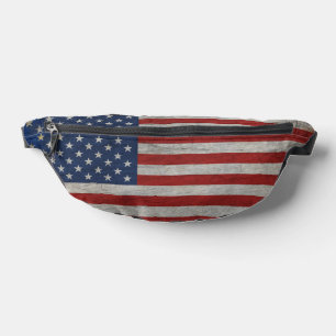 Vintage amerikanische Flagge Bauchtasche