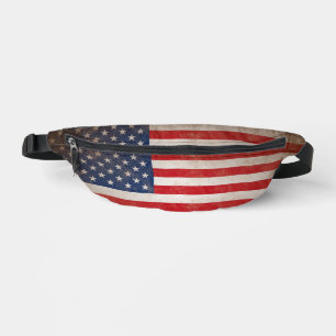 Vintage-amerikanische Flagge Bauchtasche