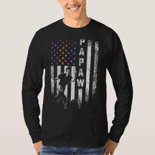 Vintage amerikanische Flagge - Bowling Papaw Bowle T-Shirt