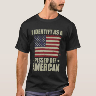 Vintage-amerikanische Flagge, die ich als eine sti T-Shirt