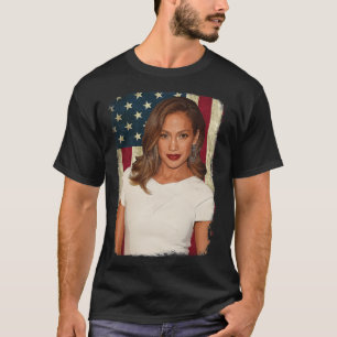 Vintage amerikanische Flagge Diva Jenifer Legend E T-Shirt