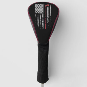 Vintage-Amerikanische-Flagge-Golfschläger-Geschenk Golf Headcover