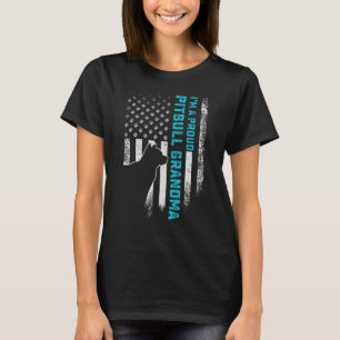 Vintage amerikanische Flagge Ich bin eine stolze P T-Shirt