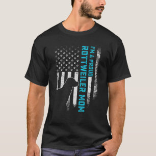 Vintage-amerikanische Flagge Ich bin eine stolze R T-Shirt