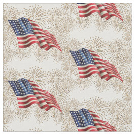 Vintage amerikanische Flagge mit Stoff