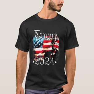 Vintage amerikanische Flagge Patriotic 4. Juli Don T-Shirt