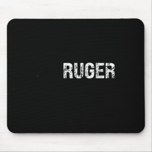 Vintage amerikanische Flagge Retro Ruger USA Famil Mousepad