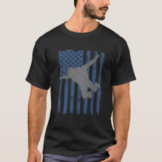 Vintage amerikanische Flagge T-Shirt