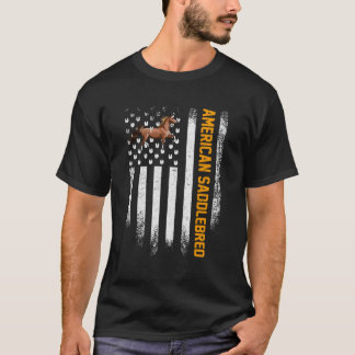 Vintage amerikanische Flagge T-Shirt