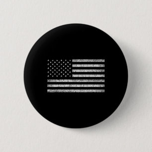 Vintage-Amerikanische-Flagge-T-Shirt-Frauen-Männer Button