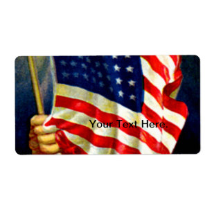 Vintage amerikanische Flagge USA, 4. von Juli