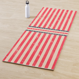 Vintage-Amerikanische-Flagge-Yoga-Matte – USA Yogamatte