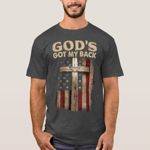 Vintage amerikanische Flaggen Got mein Backcross C T-Shirt