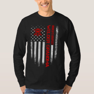 Vintage amerikanische Flaggenwelt: Tokest Welder G T-Shirt