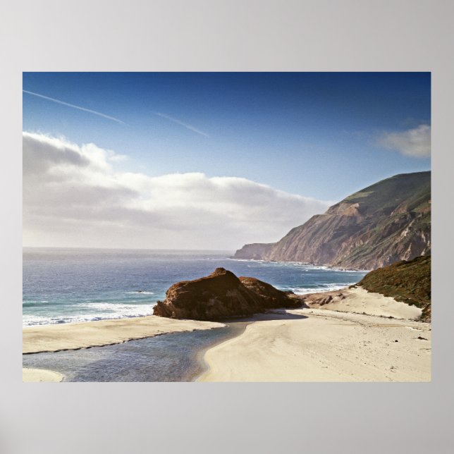 Vintage amerikanische Landschaft Poster (Vorne)