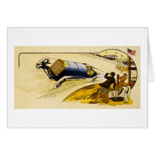 Vintage amerikanische laufende Anzeige